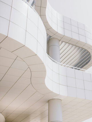 worm's-eye view photography of concrete building
